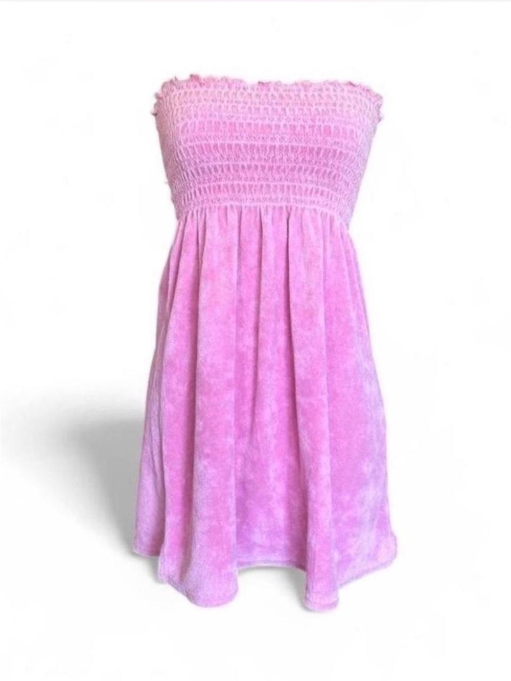 Vintage Y2K Juicy Bubblegum Pink Terry Dress